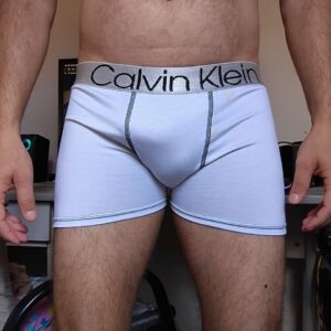 Cueca Boxer Branca M CK