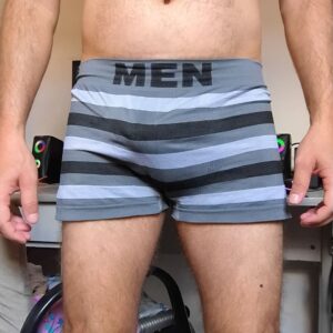 Cueca Sungão Cinza Listrado G Men