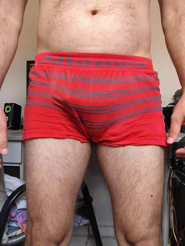 Cueca Sungão Vermelha Listrada G Altomax