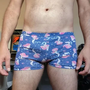 Cueca Sungão Azul Estampada PP