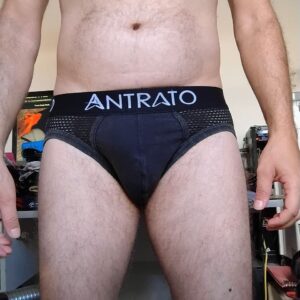 Cueca Slip Preta P/M Antrato