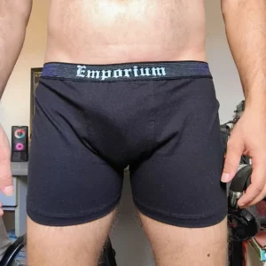 Cueca Boxer Preta M Emporium