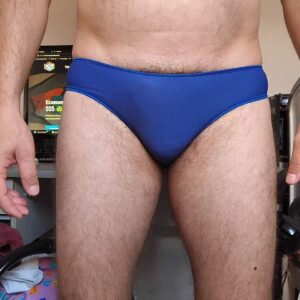 Cueca Biquíni Azul P