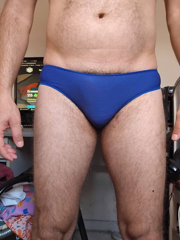 Cueca Biquíni Azul P
